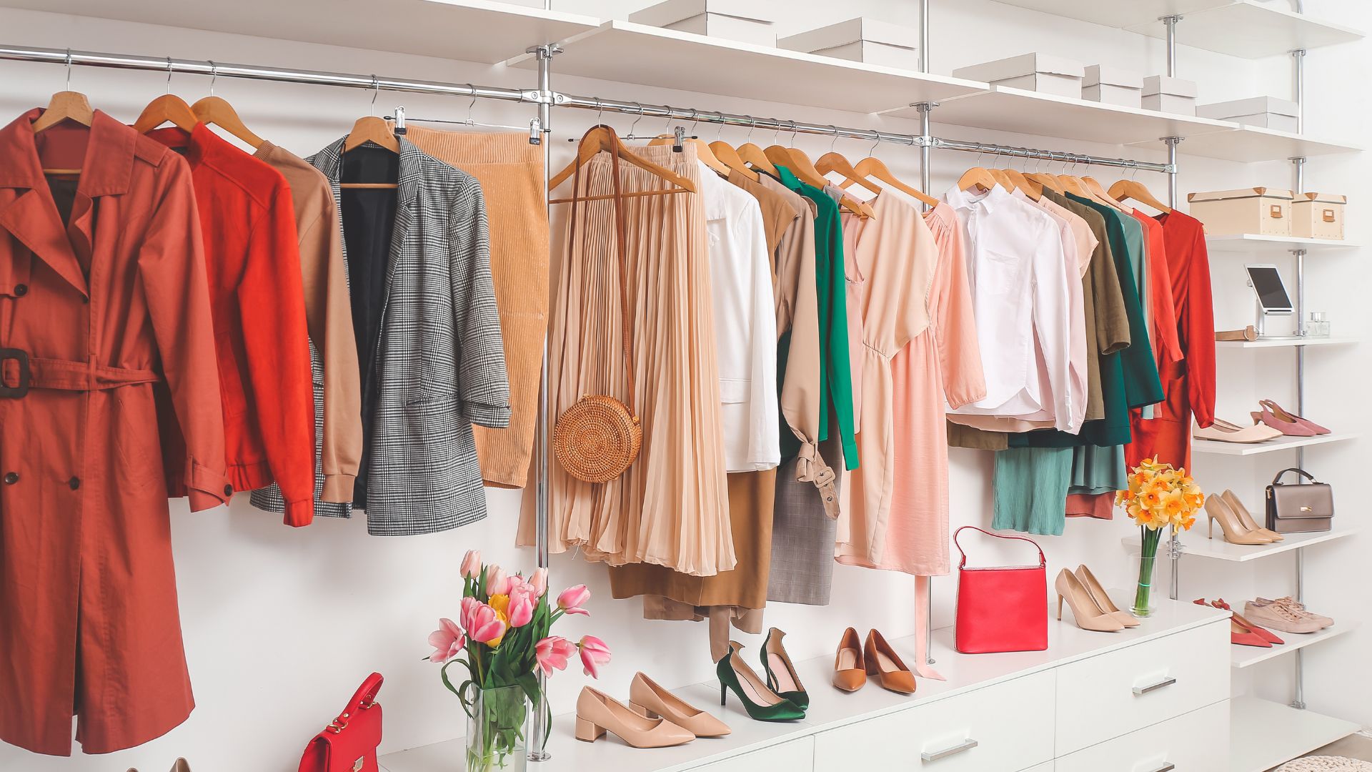 winter to spring transition closet