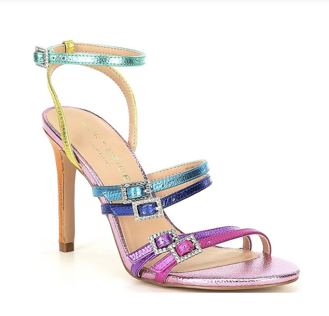 colorful sandals with straps